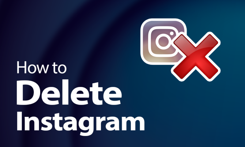 how to delete instagram