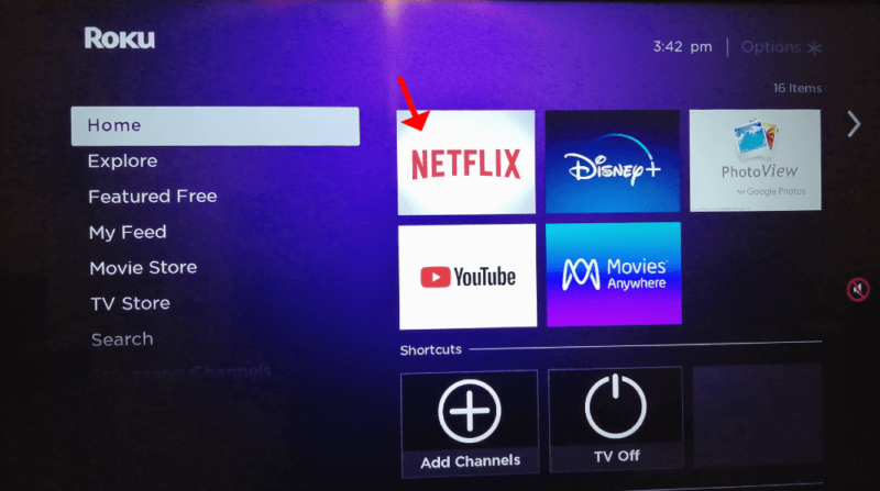 how to use netflix on roku home select netflix