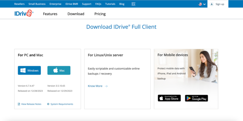 idrive destkop download