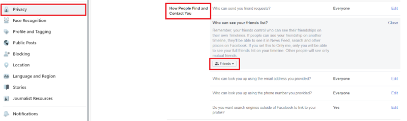 only-me-friends-list only me friends list