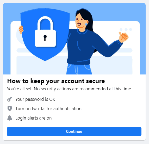 personal data security check