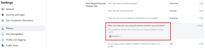 personal-information-disable-phone-lookup personal information disable phone lookup