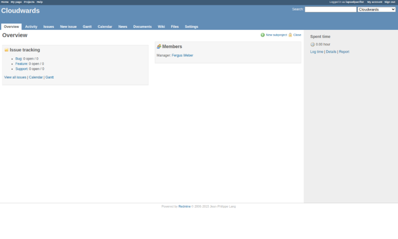 redmine project dashboard