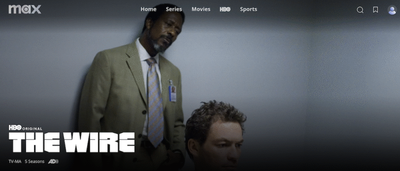 where to watch the wire max