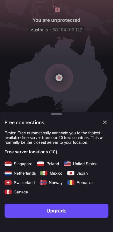 proton vpn free plan