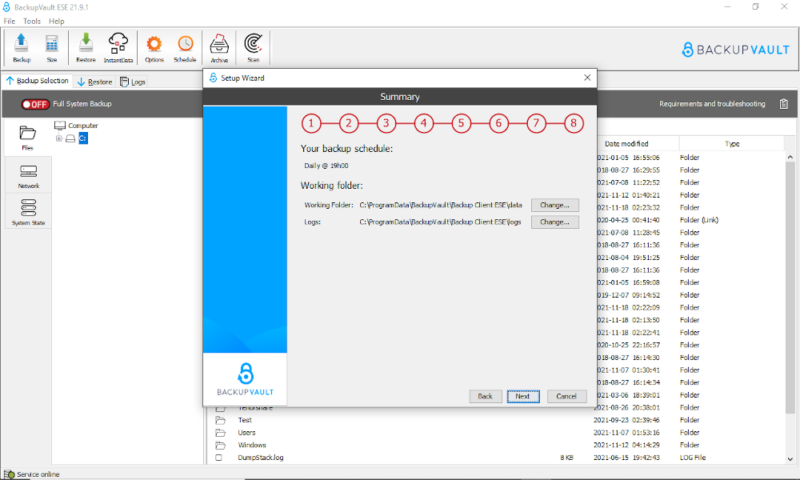 backupvault-review-choose-local-folder backupvault choose local folders