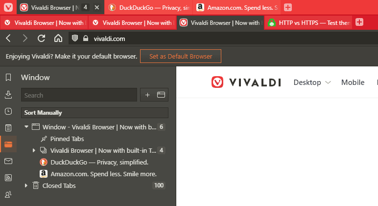 Vivaldi Browser Powerful, Personal and Private web browser