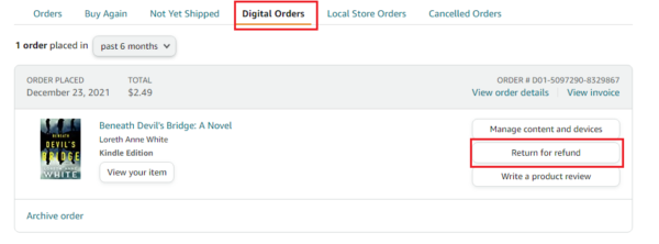 How to Return a Kindle Book in 2023 [Return Books for a Refund] - How To Return A Kindle Book