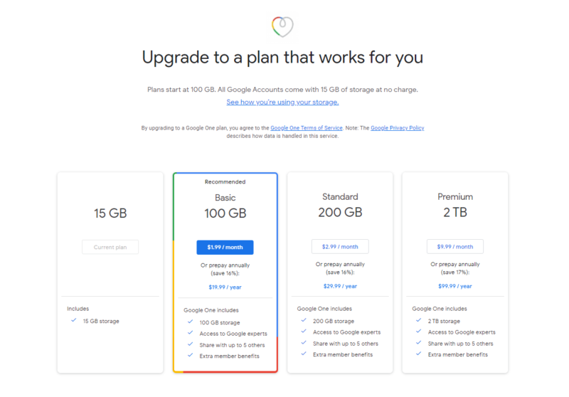 Google One: What to know about price, storage and how it's