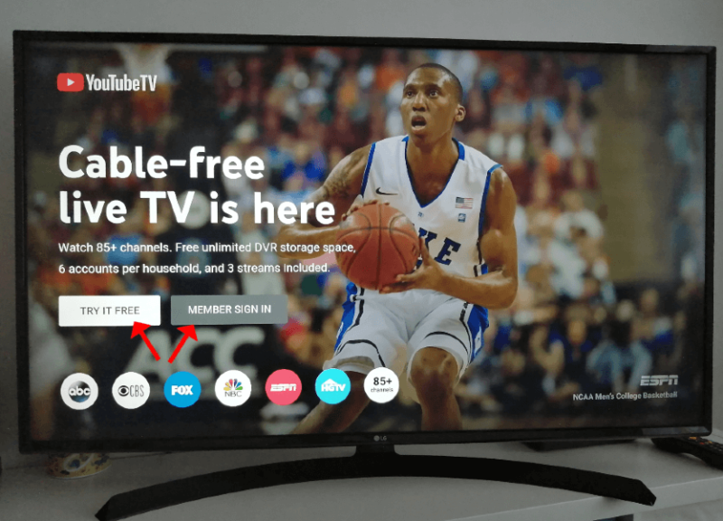 youtube tv on roku sign in