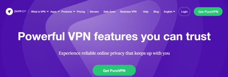 PureVPN features