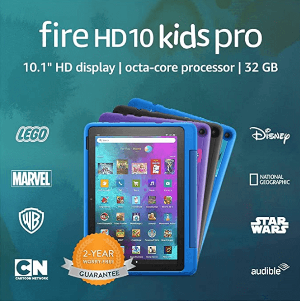 Fire HD 10 Kids and Kids Pro 2023 tablets are light & fast