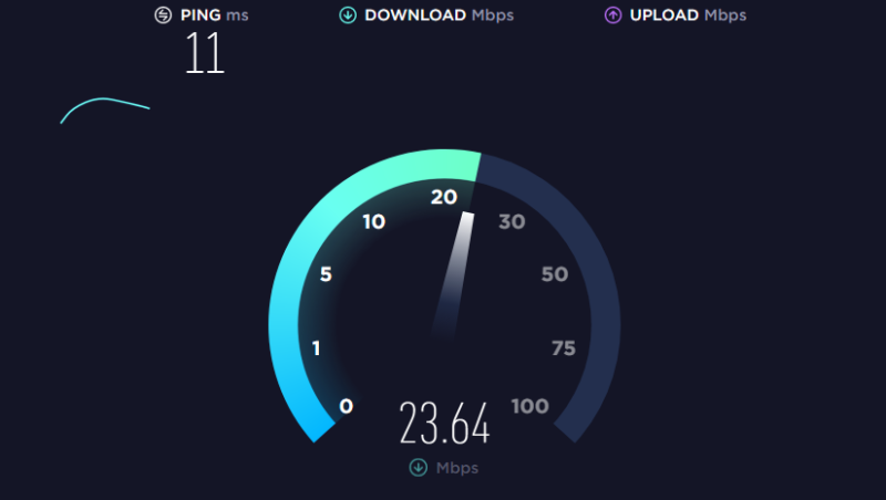 test vpn connection speed limitations