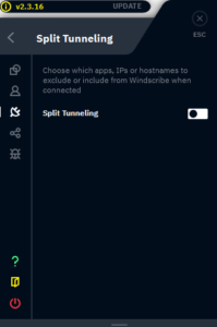 Windscribe-split-tunneling Windscribe split tunneling