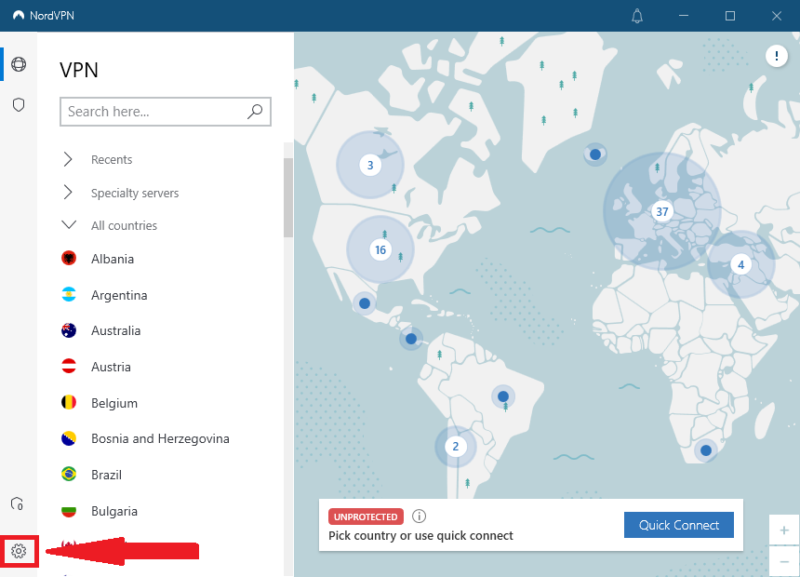 nordvpn onion step 1