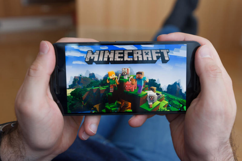 smartphone minecraft