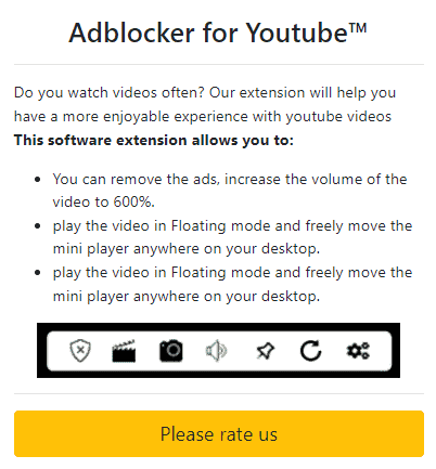 adblock adblocker for youtube