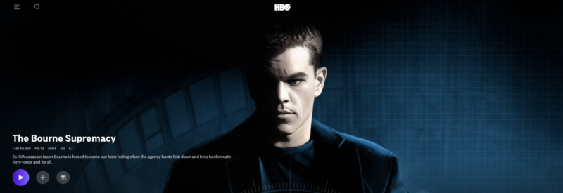 bourne supremacy hbo