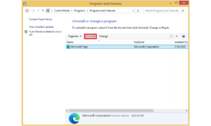 إزالة مايكروسوفت حافة النوافذ إزالة نوافذ مايكروسوفت حافة