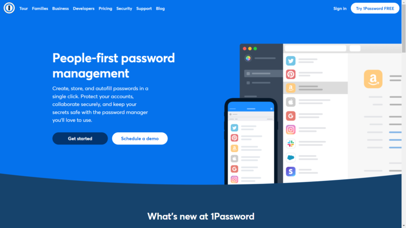 1password website