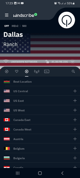 Windscribe-Android-app windscribe android app
