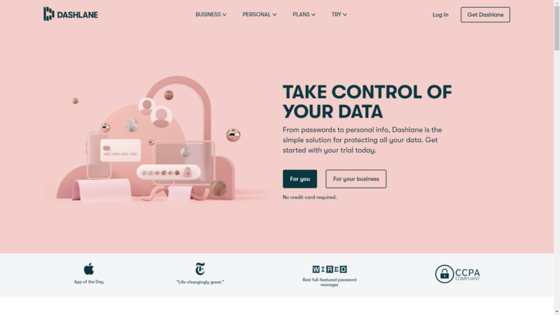dashlane website