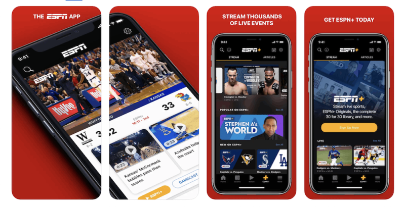 how to watch espn plus apps