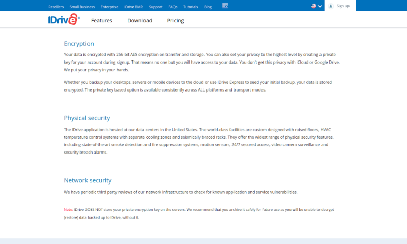 idrive vs backblaze idrive security