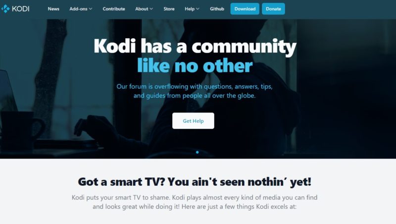 kodi homepage