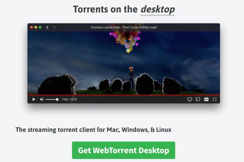 webtorrent desktop