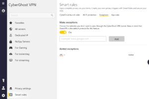 CyberGhost-split-tunneling cyberghost split tunneling