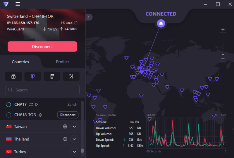 ProtonVPN app