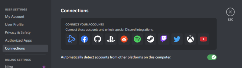 discord connections