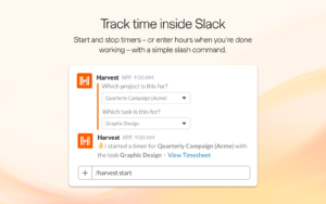 harvest-slack-integration harvest slack integration