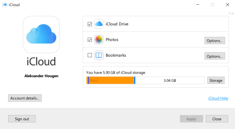 icloud backup features
