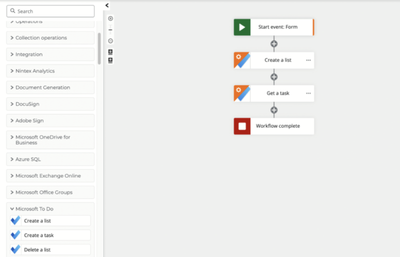 Nintex workflow app