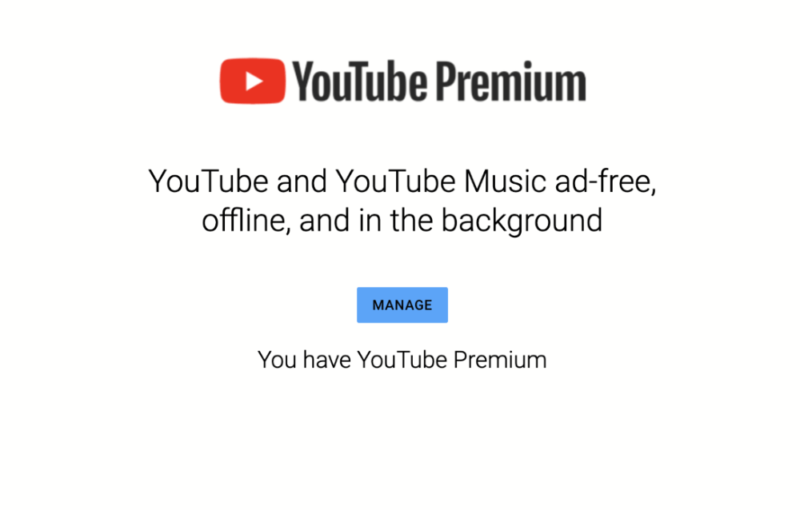 youtube premium