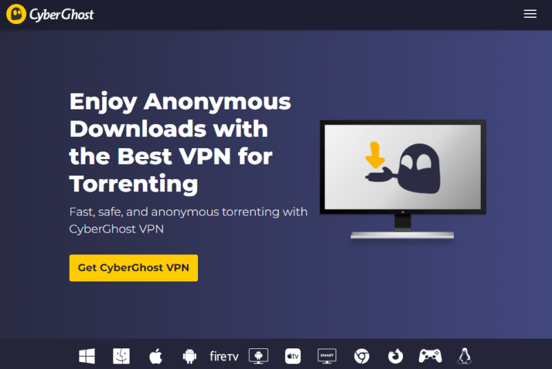CyberGhost for BitTorrent
