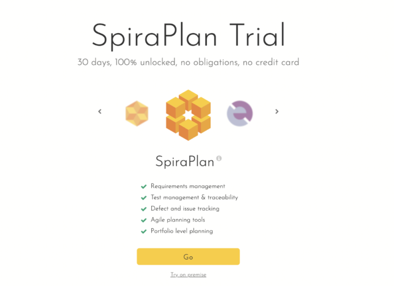 Spiraplan sign up