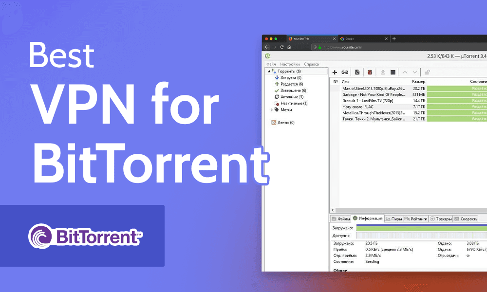 Meilleur VPN pour BitTorrent