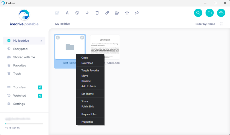 icedrive-portable-app-context-menu icedrive portable app context menu