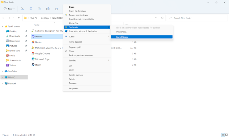 idrive vs carbonite manual backup