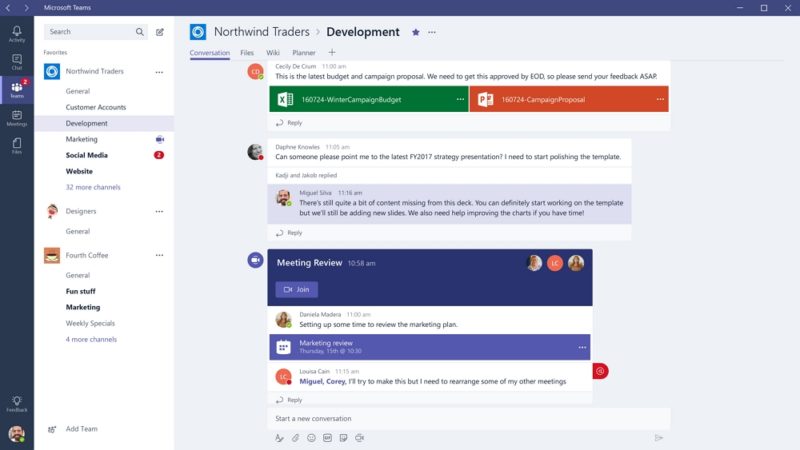 microsoft teams in use 1