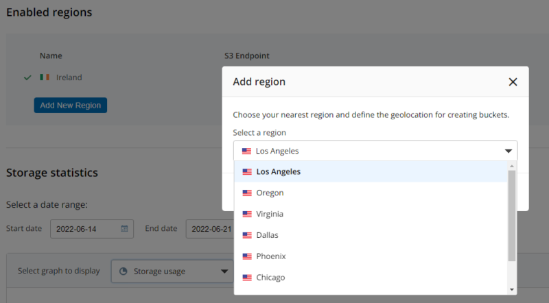 storage location idrive cloud