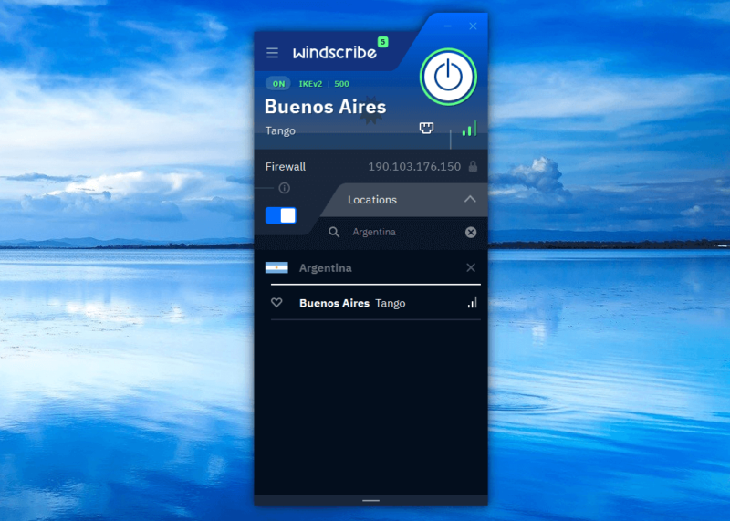 windscribe argentina