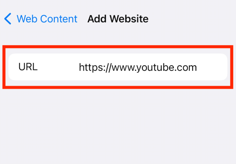 add youtube url