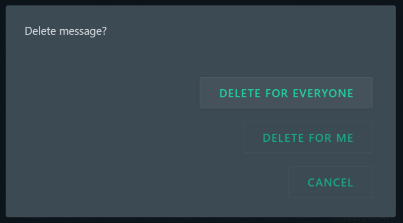 delete messages