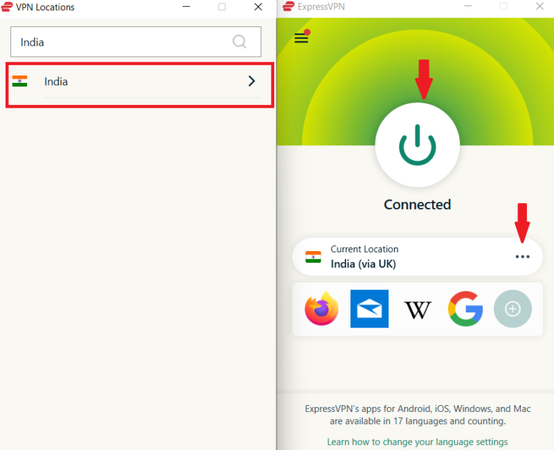 expressvpn indian server