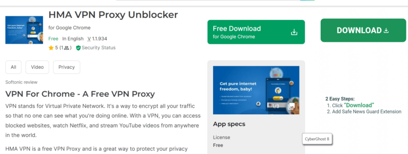 hma vpn proxy