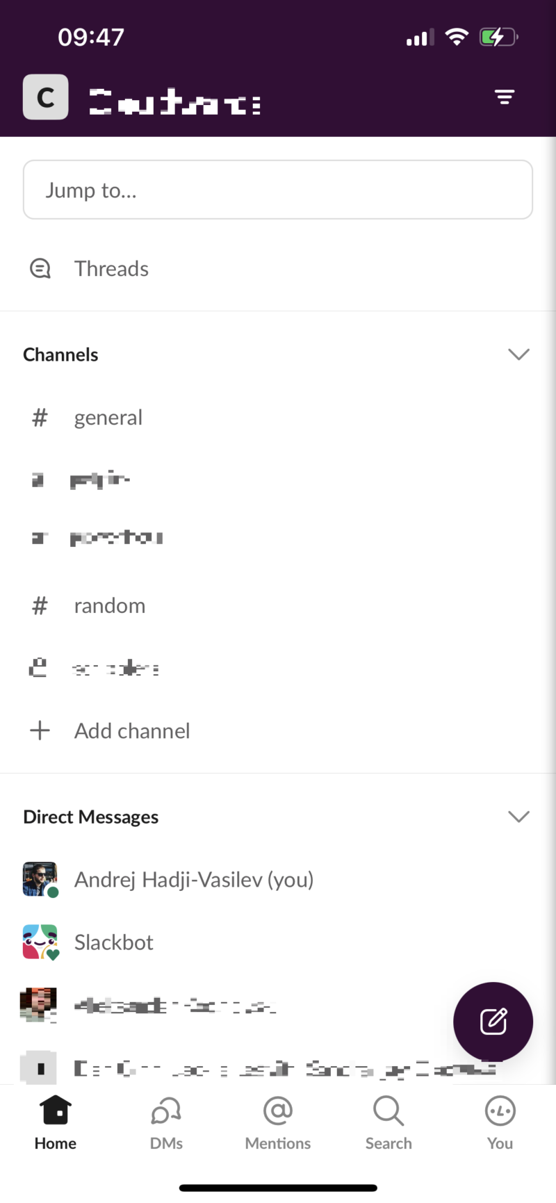 mobile-slack mobile slack